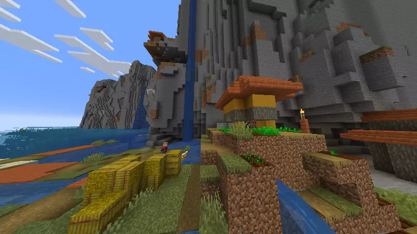 Captura de pantalla del Vertical Island Village -6537256334104833826 de Minecraft Imagen: Captura de pantalla del Vertical Island Village -6537256334104833826 de Minecraft