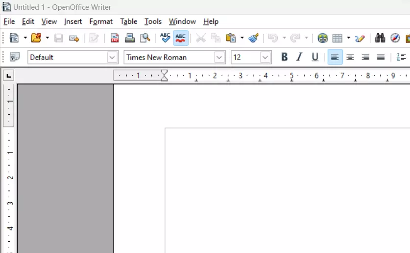 Apache OpenOffice Writer Imagen: Apache OpenOffice Writer