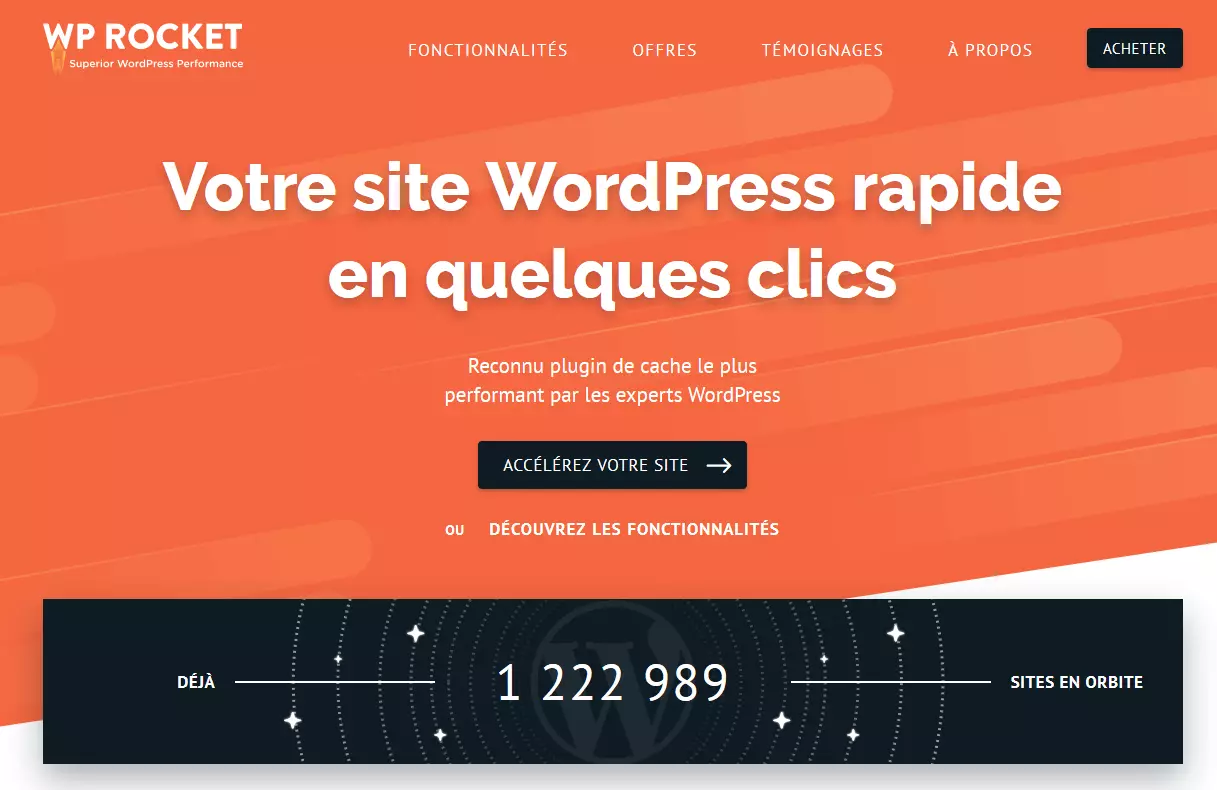 Imagen: WP Rocket es un plugin de pago de caching para WordPress