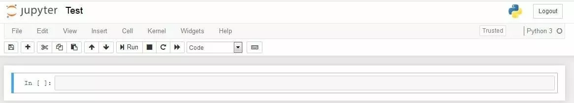 Imagen: Jupyter Notebook: documento de prueba ejecutado en mybinder.org